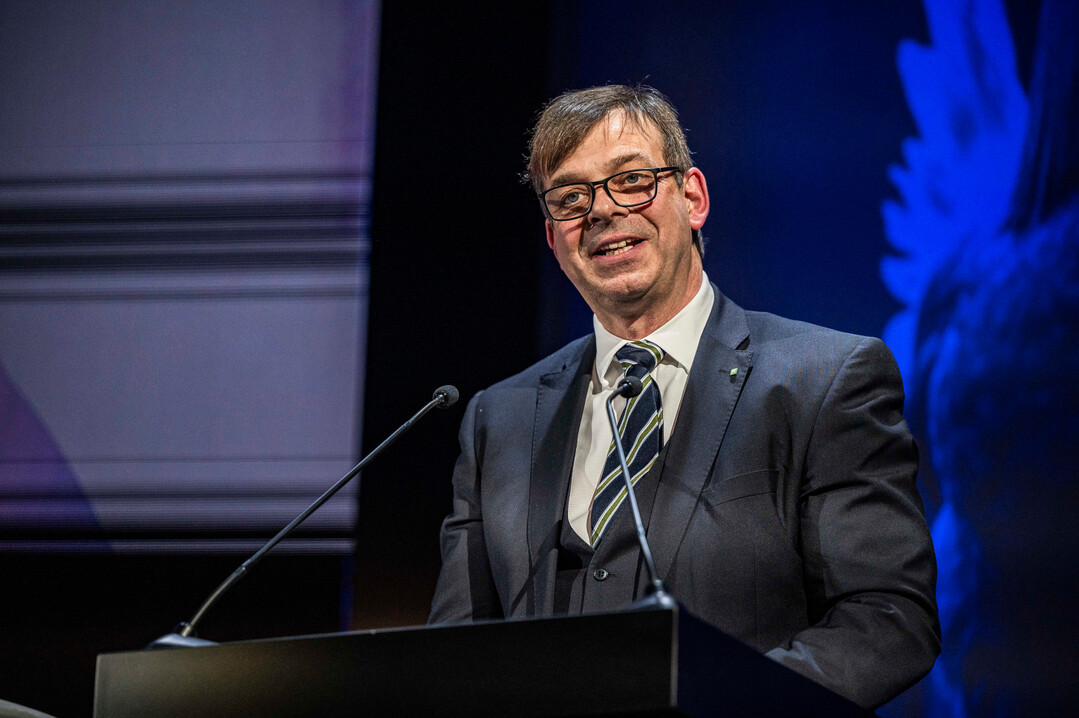 1 DLG-Prsident Hubertus Paetow forderte in seiner Rede zur Erffnung der EuroTier 2024 eine Zeitenwende auch fr die Agrarwirtschaft.