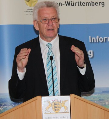 Ministerprsident Winfried Kretschmann: Grn ist das Land, stark seine Vielfalt.