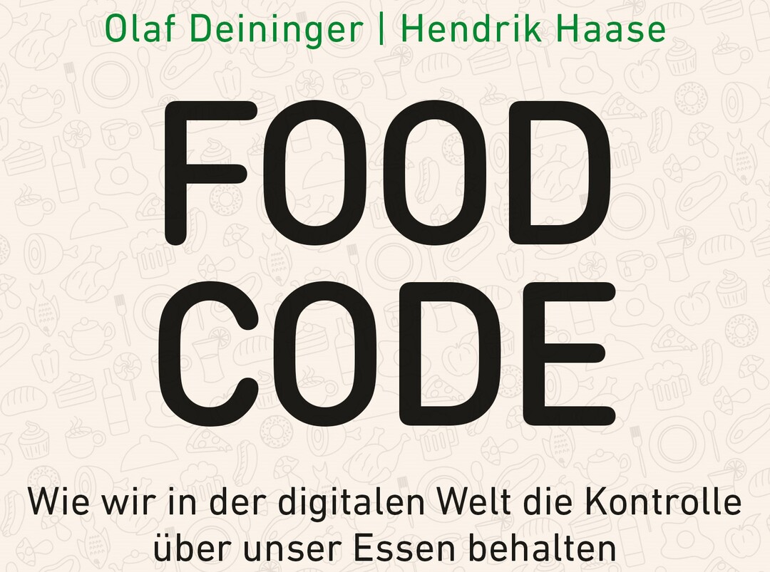   Olaf Deininger/Hendrik Haase:  Food Code. Wie wir in der digitalen Welt die Kontrolle ber unser Essen behalten. 2021. 264 Seiten, 25,- Euro. ISBN 978-3-95614-433-2. Verlag Antje Kunstmann, Mnchen. www.kunstmann.de