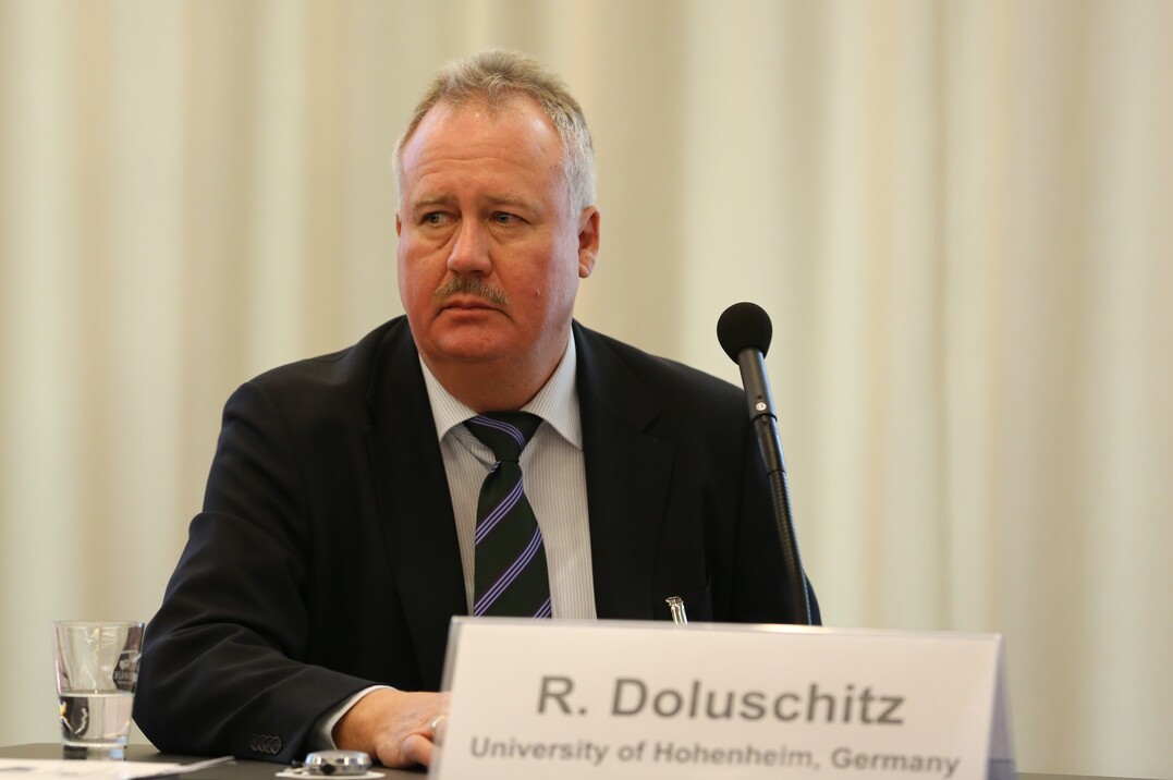 Prof. Dr. Reiner Doluschitz, Direktor des Food Security Center (FSC) an der Universität Hohenheim