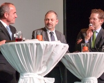 LBV-Vizeprsident Klaus Mugele beim VR-Agrartag in Oedheim (Landkreis Heilbronn) am 6. November 2013