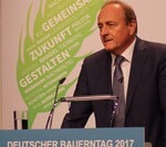 DBV-Präsident Joachim Rukwied bei seiner Grundsatzrede beim Deutschen Bauerntag am 28. Juni 2017 in Berlin