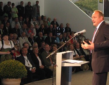 LBV-Prsident Joachim Rukwied erffnet das 98. Landwirtschaftliche Hauptfest am 25. September 2010 auf derm Cannstatter Wasen in Stuttgart.