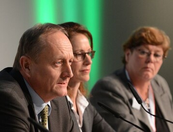 DBV-Prsident Joachim Rukwied bei der Pressekonferenz der Agrarjournalisten auf der Grnen Woche 2013 in Berlin