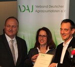 DBV-Präsident Joachim Rukwied bei der Übergabe des VDAJ-Kommunikationspreises am 16. Januar 2014 auf der Grünen Woche in Berlin