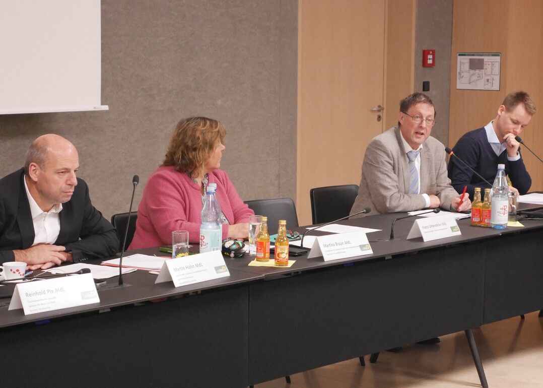 Horst Wenk, stellvertretender Hauptgeschftsfhrer des Landesbauernverbandes in Baden-Wrttemberg (LBV), fordert bei der GAP-Anrung von Bndnis 90/Die Grnen am 13. November 2018 im Landtag in Stuttgart eine einfache, ergebnisorientierte, praxistaugliche Agrarpolitik.