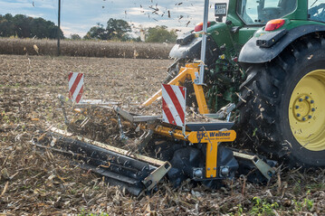 Messerwalzen ermöglichen hohe Flächenleistungen bei der Maisstrohbearbeitung.