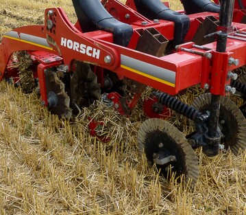 Die streifenweise Bearbeitung des Bodens kombiniert die Vorteile der Mulch- und Direktsaat.