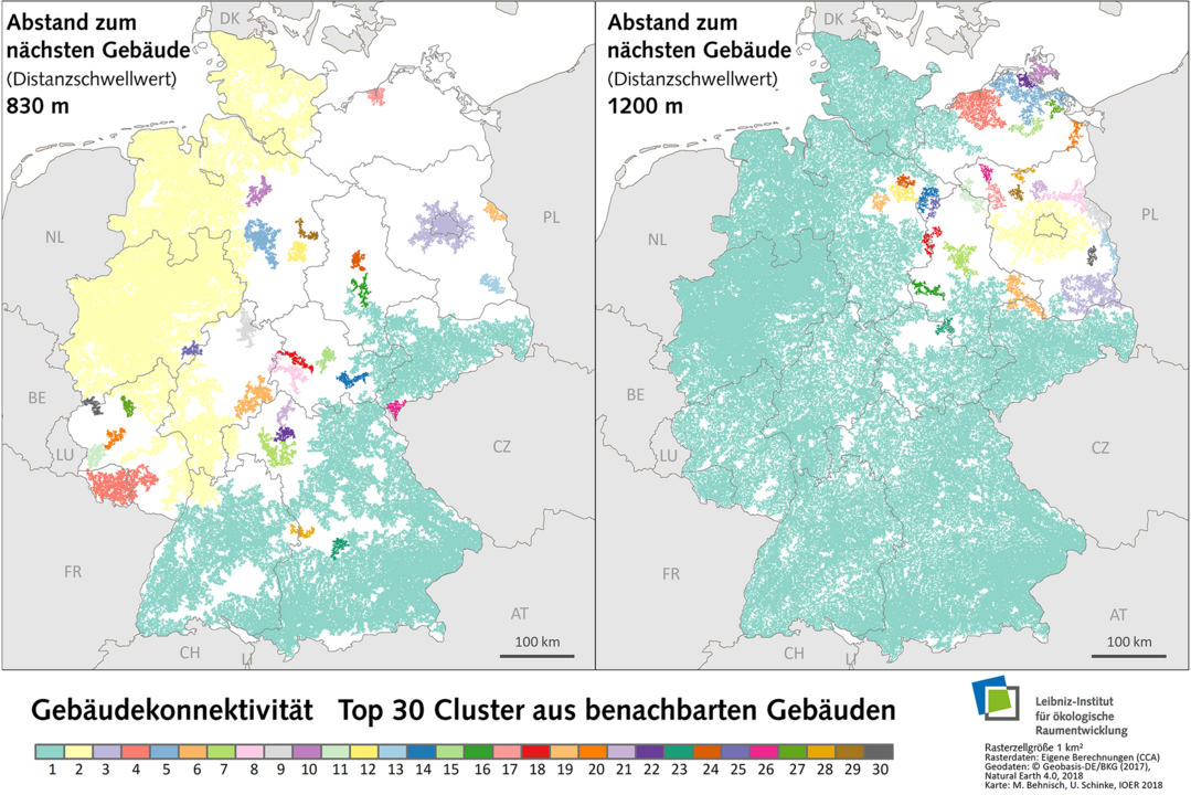 Gebäude-Cluster in Deutschland