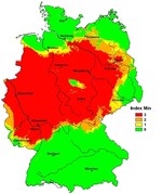 Extreme Bodenfeuchtesituation am 8. Juni 2015