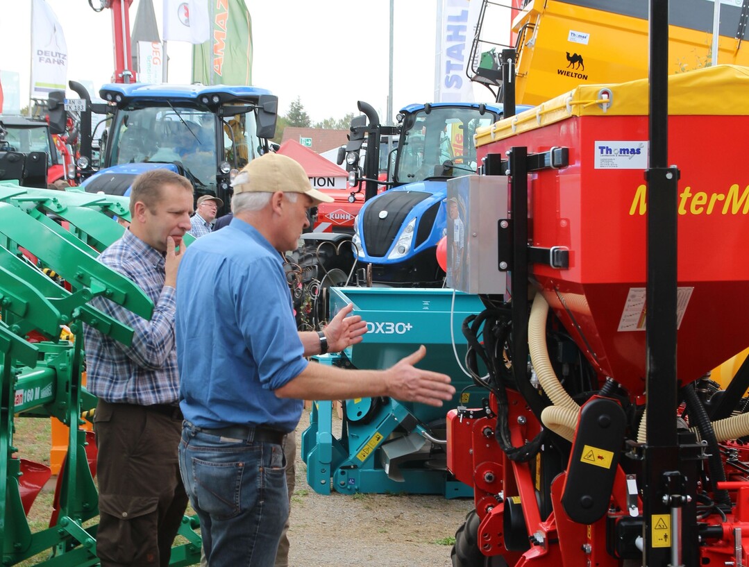 Beratung und Information vor Ort ist eine der Strken der landwirtschaftlichen Ausstellung.