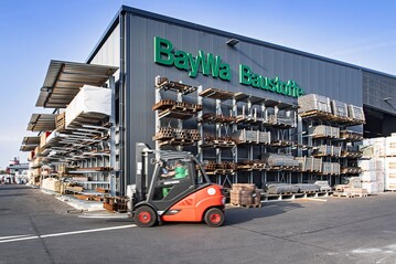  Die BayWa profitierte in allen Produktbereichen vom Bauboom, vor allem in den Kategorien Hoch-, Tiefbau und Dach.