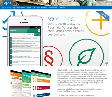 MIt der App können Verbraucherfragen beantwortet werden