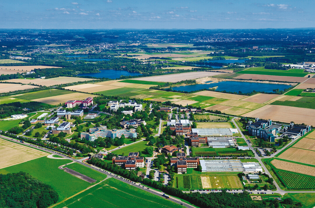 Die Zentrale des Agrargeschfts von Bayer in Monheim, Deutschland.