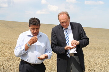 DBV-Prsident Rukwied mit FNSEA-Prsident Xavier Beulin (links)