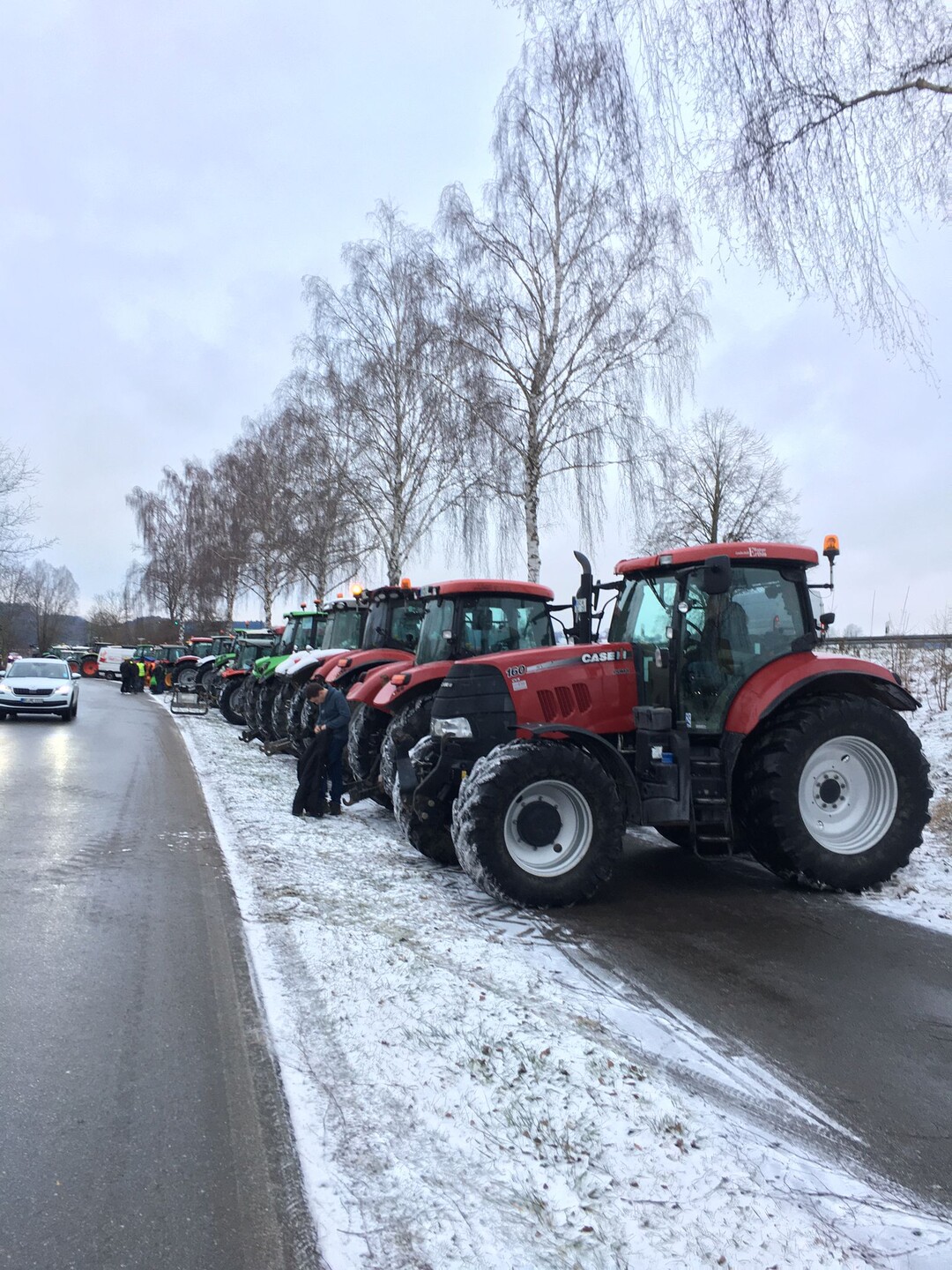 Vom 8. bis 15. Januar 2024 finden in ganz Baden-Wrttemberg, wie hier in Biberach, und bundesweit Proteste und Demonstrationen von Landwirten statt. Hintergrund sind die geplanten Beihilfe-Krzungen der Bundesregierung.