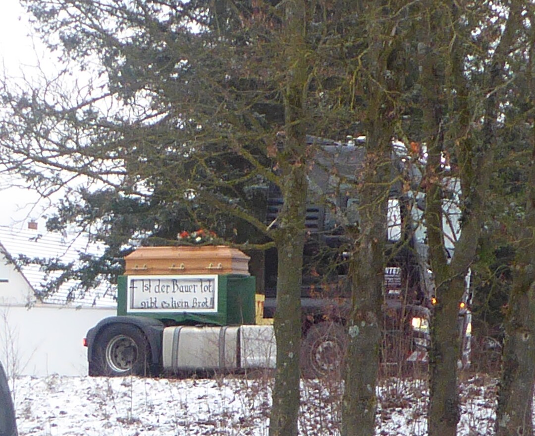 Vom 8. bis 15. Januar 2024 finden in ganz Baden-Wrttemberg, wie hier in Biberach, und bundesweit Proteste und Demonstrationen von Landwirten statt. Hintergrund sind die geplanten Beihilfe-Krzungen der Bundesregierung.