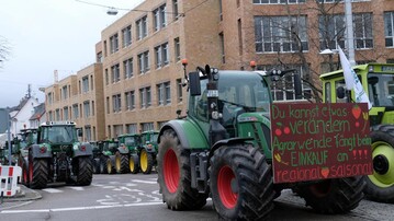 Monatelang hatten die Bauern gegen die Abschaffung des Agrardiesels protestiert. Auch in Baden-Wrttemberg.<br>