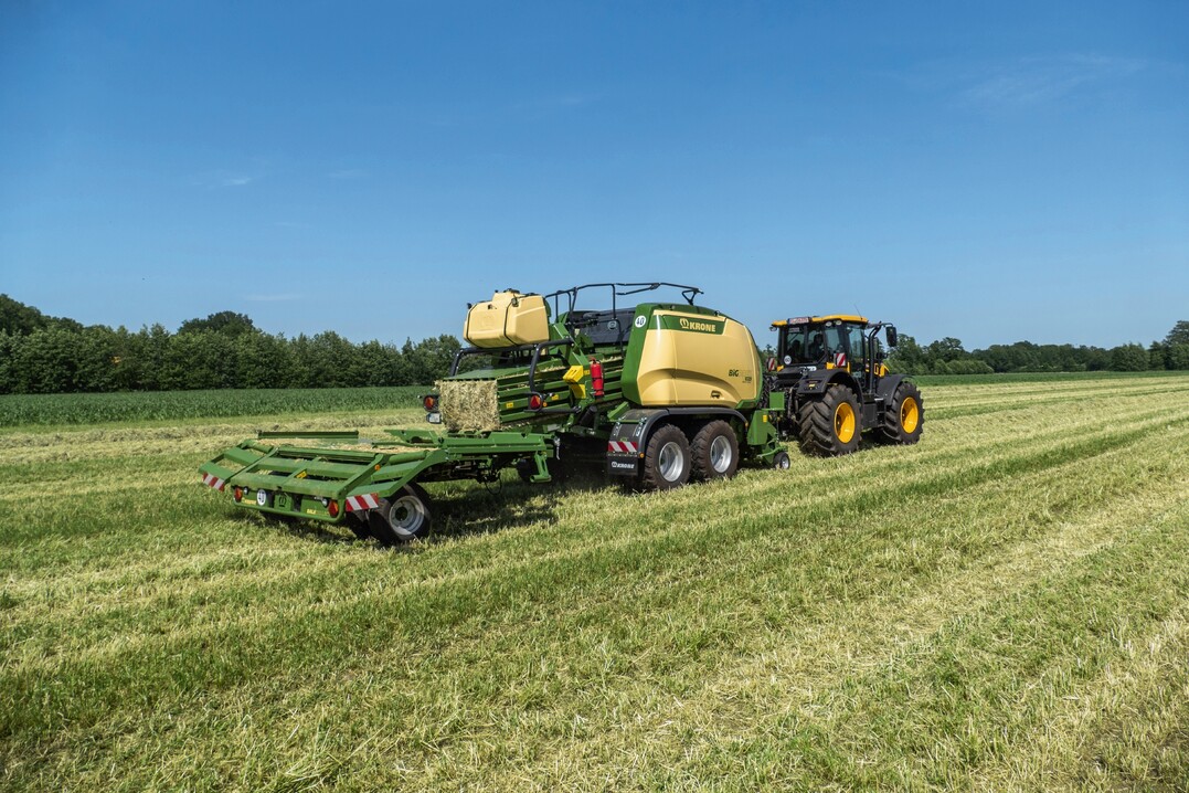Ab sofort bietet Krone für die Big Pack eine Dosiermittelanlage an.