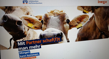  Mit Partner schaf(f)t man mehr lautete der Titel des VR-Agrartags in Knzelsau.