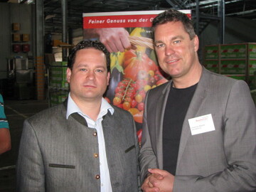 Minister Alexander Bonde und Reichenau-Geschftsfhrer Johannes Bliestle (rechts).