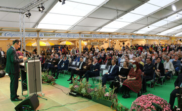 Die Oberschwabenschau ist gestartet: Zur Eröffnung sprach der Bundeslandwirtschaftsminister Cem Özdemir vor den Gästen des Bürgerempfangs der Stadt Ravensburg.