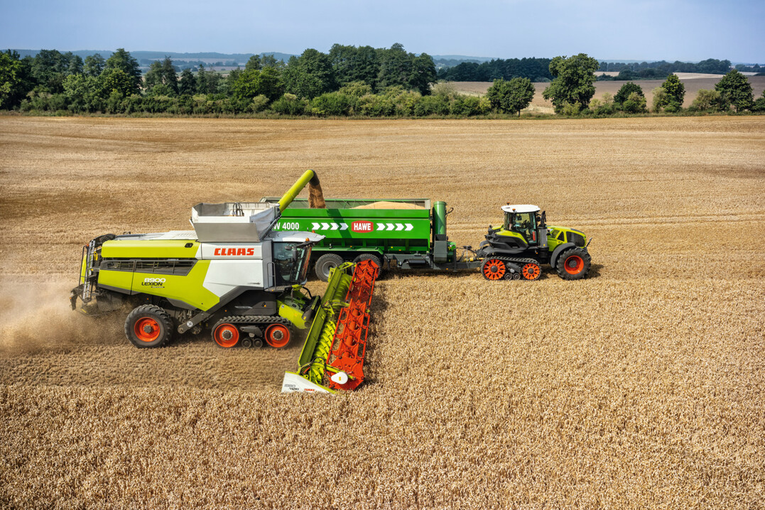Mit der Einführung des neue Lexion und dem Axion Terra Trac unterstreicht Claas seine Innovationsstärke.
