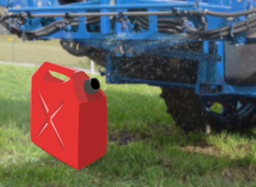 Sind die Behandlungen abgeschlossen, muss man die Behälter der Pflanzenschutzmittel fachgerecht entsorgen.