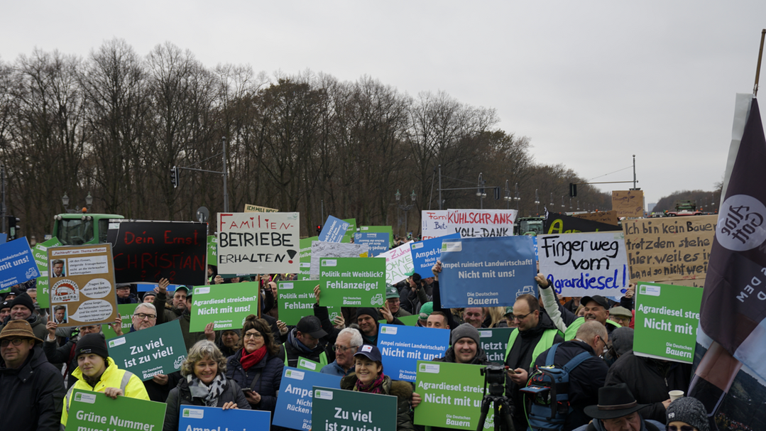 Demo in Berlin. 