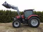 Der Case IH Maxxum 135 CVX erreichte mit dem Frontlader LRZ 130 die weiteste Ausschüttweite.
