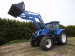 Der New Holland Frontlader TL 770 hatte im Test die stärkste Hubkraft und die höchste Hubhöhe.