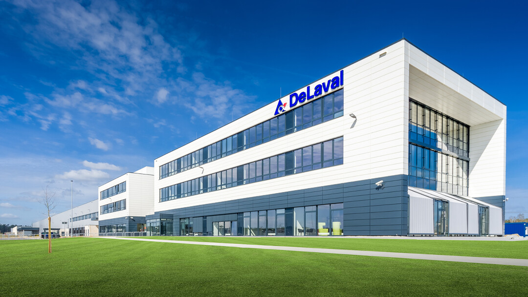 Das neue Logistikzentrum in Gallin soll DeLaval darin unterstützen, den Konzern für die zukünftigen Anforderungen des Marktes vorzubereiten.