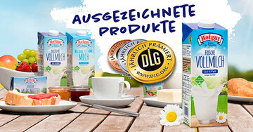  Hohe Produktqualitt berzeugt Experten: Getestete Produkte, die die umfangreichen DLG-Qualittskriterien erfllen, erhalten die Auszeichnung DLG-prmiert in Gold, Silber oder Bronze.
