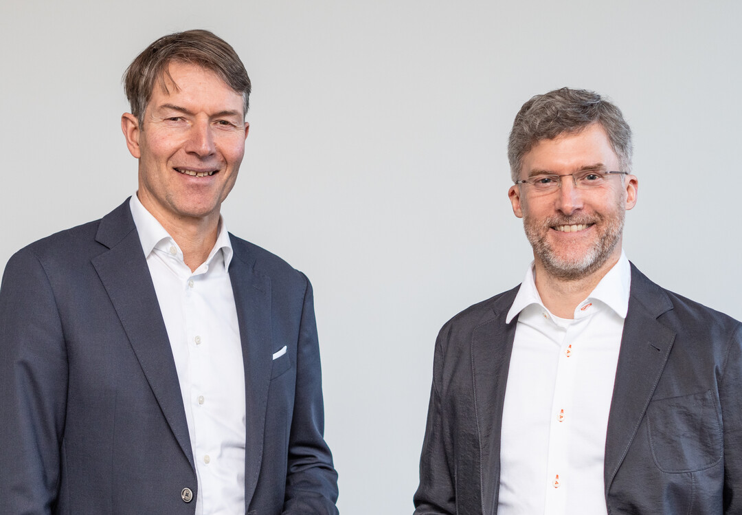Blicken gemeinsam nach vorne: Christian Dreyer (links), Vorsitzende der Geschftsleitung und Dr. Justus Dreyer, Inhaber der Amazone-Gruppe.