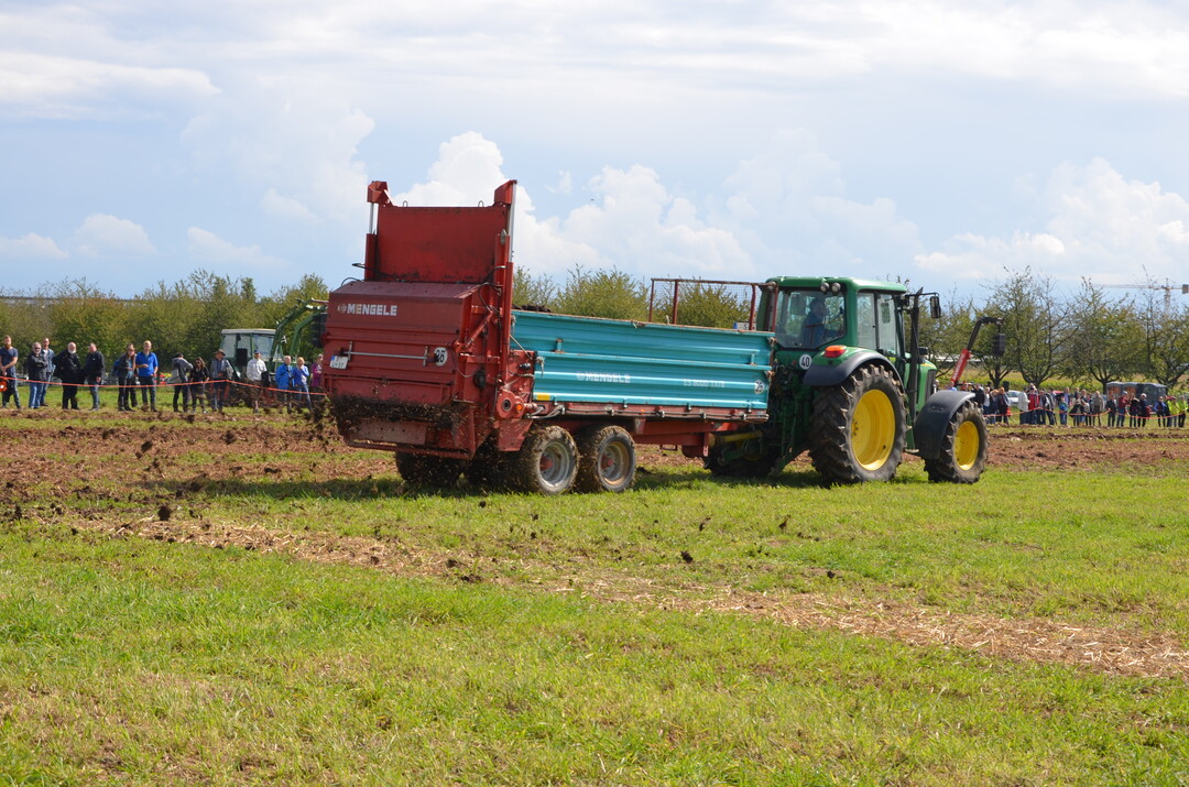 Festmiststreuer von Mengele.