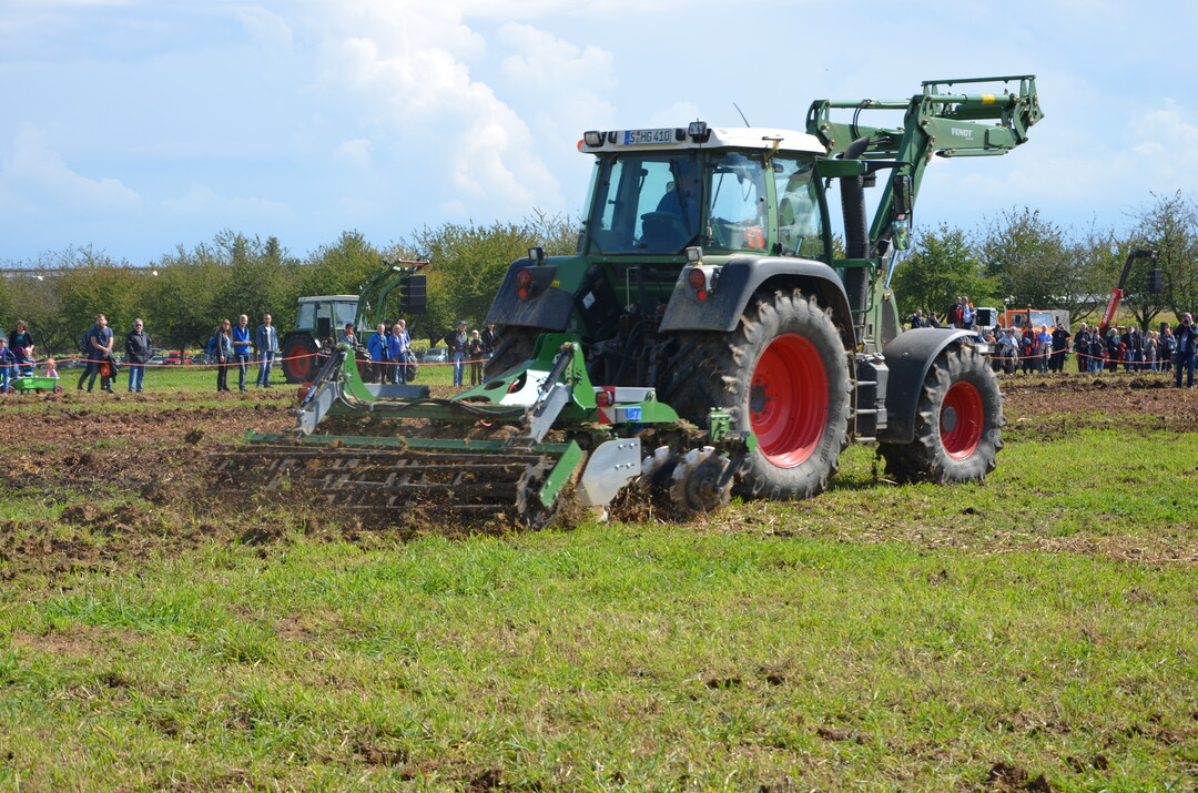Einarbeitung mit einer Scheibenegge.