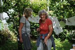 Im Garten von Gerhard und Petra Knaus