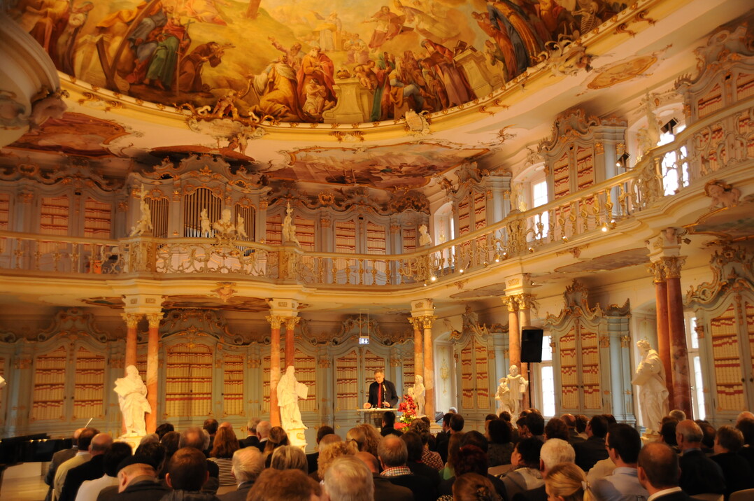 Der Vizeprsident im Landesbauernverband, Gerhard Glaser, beim Gruwort.