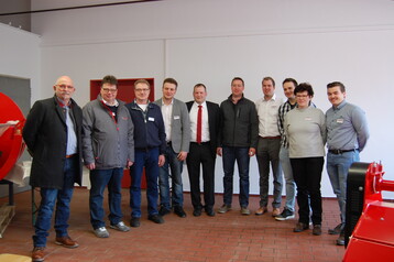 Team Billigheim mit Geschftsfhrer Tobias Wachtstetter