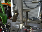 Einfach und gut. Die Oberlenkerhalterung an der Fronthydraulik beim Fendt 514 Vario.