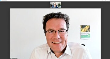 Harald Ebner, Bndnis 90/Die Grnen, im Interview mit Chefredakteur Guido Krisam 
