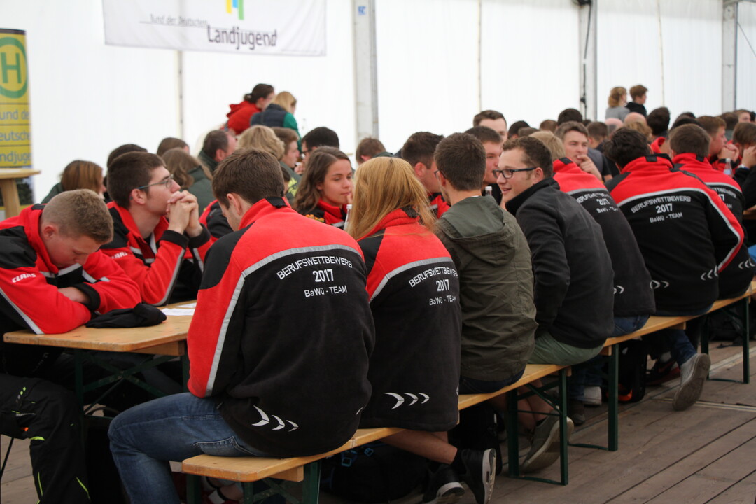 Das Team BaW bei der Erffnungsfeier.