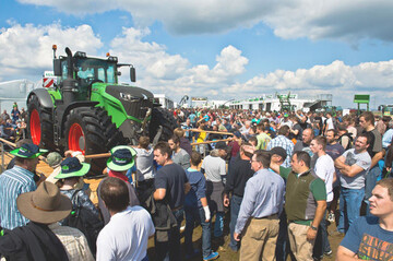 Der absolute Publikumsmagnet war der brandneue Fendt 1000 Vario.