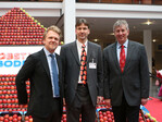 Experten in Sachen Obstmarkt (v. l.): Chris White aus London, Dr. Egon Treyer aus Friedrichshafen und Helwig Schwartau aus Hamburg.