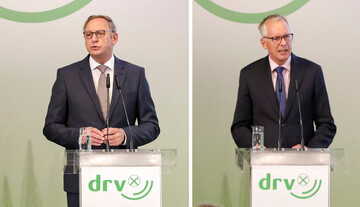 DRV-Prsident Franz-Josef Holzenkamp (links) und Hauptgeschftsfhrer Dr. Henning Ehlers