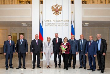 Agrarpolitischer Dialog: Eine Delegation des Ausschusses fr Ernhrung und Landwirtschaft des Deutschen Bundestages fhrte unter Leitung des Ausschussvorsitzenden Alois Gerig politische Gesprche in Russland. In Moskau trafen die Abgeordneten Agrarausschussmitglieder des Fderationsrates.