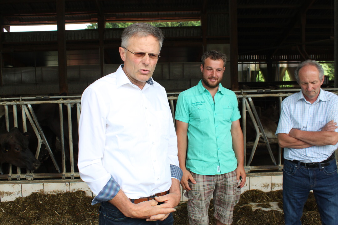 LBV-Vizeprsident Gerhard Glaser und Christoph 