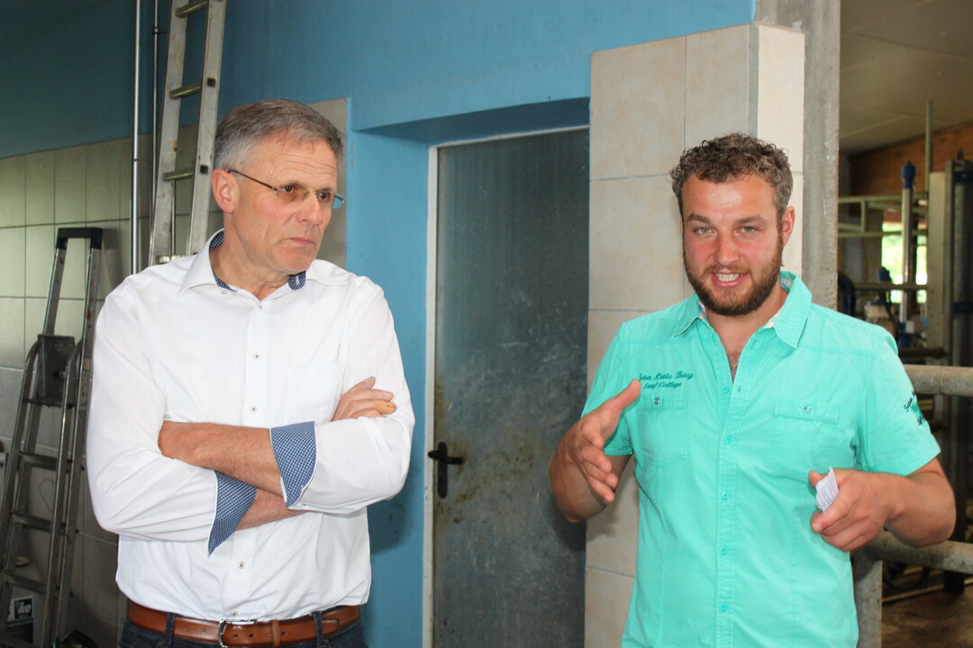 Christoph Stauber erklrt seinen Betrieb 