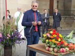 LBV-Vizepräsident Gerhard Glaser bei seiner Ansprache beim Erntedank-Wochenmarkt am Samstag, 6. Oktober 2018, vor der Stiftskirche in Stuttgart.