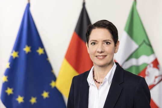 NRW Landwirtschaftsministerin Silke Gorien uerte Kritik an den Plnen der Bundregierung zum Umbau der Tierhaltung.